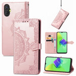 Custodia per telefono in pelle goffrata fiore mandala, For Samsung Galaxy A04, For Samsung Galaxy A04e, For TCL 40 SE, For Tecno Spark 9 Pro