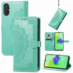 Custodia per telefono in pelle goffrata fiore mandala, For Samsung Galaxy A04, For Samsung Galaxy A04e, For TCL 40 SE, For Tecno Spark 9 Pro