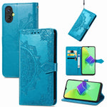 Custodia per telefono in pelle goffrata fiore mandala, For Samsung Galaxy A04, For Samsung Galaxy A04e, For TCL 40 SE, For Tecno Spark 9 Pro