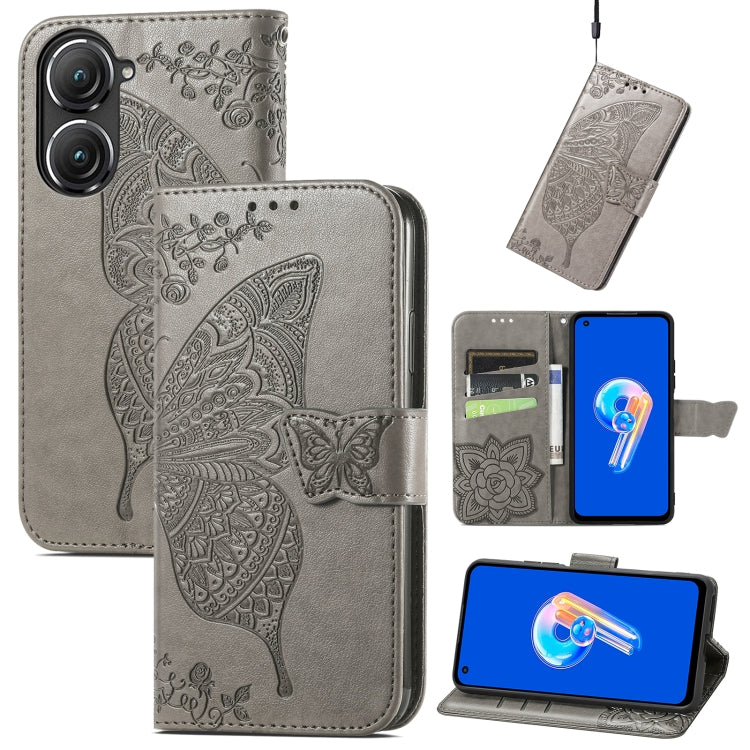 Custodia per telefono in pelle goffrata farfalla amore fiore, For Asus Zenfone 9, For Infinix Hot 12 Pro, For Infinix Hot 12i