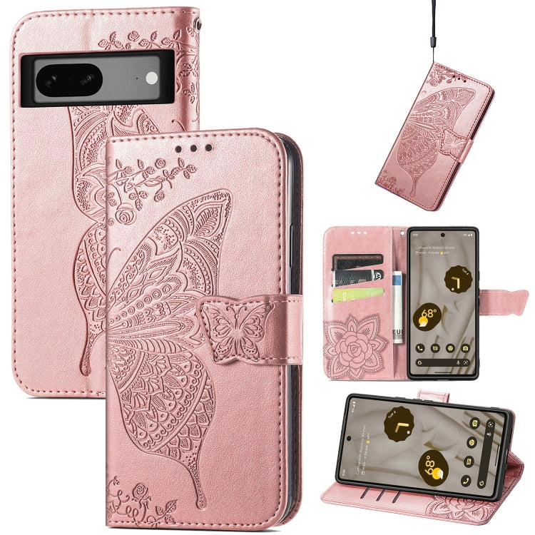 Custodia per telefono in pelle goffrata farfalla amore fiore, For vivo iQOO Neo 6, For ZTE Blade V40s, For Google Pixel 7A