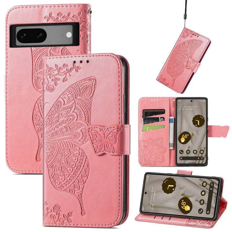 Custodia per telefono in pelle goffrata farfalla amore fiore, For vivo iQOO Neo 6, For ZTE Blade V40s, For Google Pixel 7A