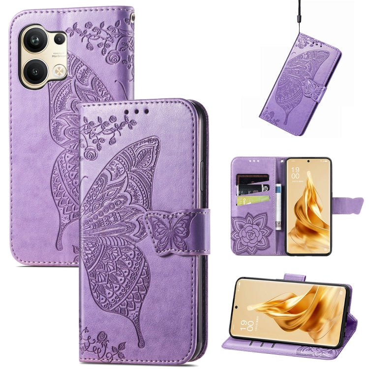 Custodia per telefono in pelle goffrata farfalla amore fiore, For ZTE Libero 5G III, For OPPO Reno9, For Samsung Galaxy A04