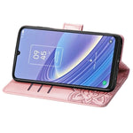 Custodia per telefono in pelle goffrata farfalla amore fiore, For TCL 40 SE, For Tecno Pova 3, For Tecno Spark 9 Pro
