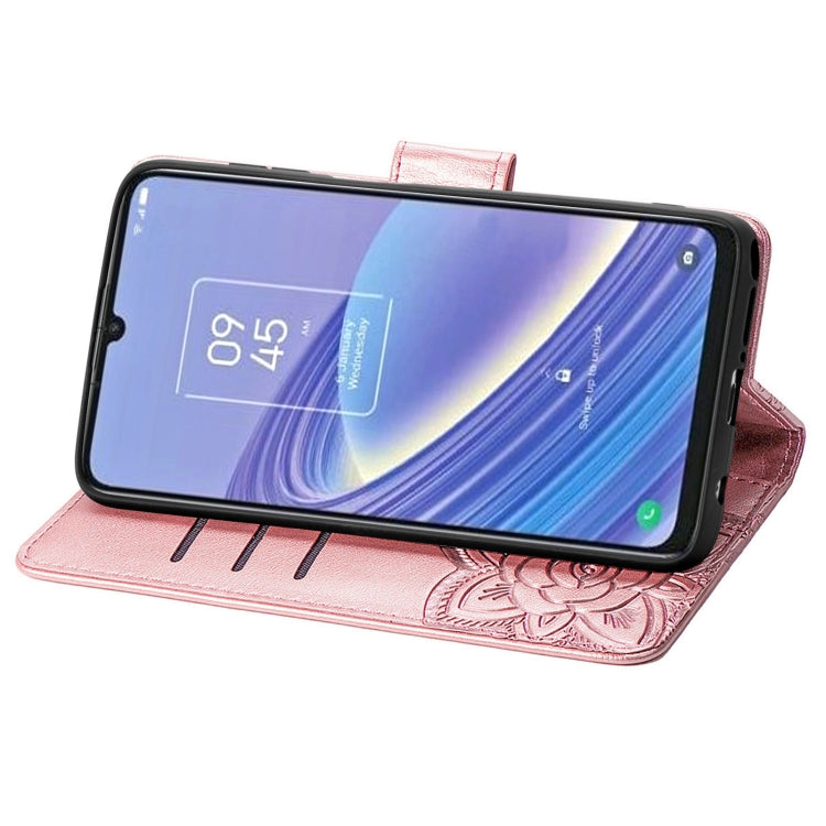 Custodia per telefono in pelle goffrata farfalla amore fiore, For TCL 40 SE, For Tecno Pova 3, For Tecno Spark 9 Pro