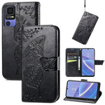 Custodia per telefono in pelle goffrata farfalla amore fiore, For TCL 40 SE, For Tecno Pova 3, For Tecno Spark 9 Pro