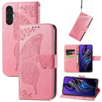 Custodia per telefono in pelle goffrata farfalla amore fiore, For TCL 40 SE, For Tecno Pova 3, For Tecno Spark 9 Pro