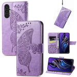 Custodia per telefono in pelle goffrata farfalla amore fiore, For TCL 40 SE, For Tecno Pova 3, For Tecno Spark 9 Pro