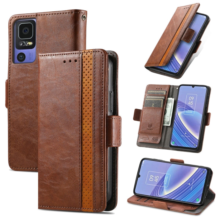 Custodia per telefono in pelle con doppia fibbia magnetica con giunzione Neo, For Samsung Galaxy A04e, For TCL 40 SE, For Tecno Pova 3, For Google Pixel 7A