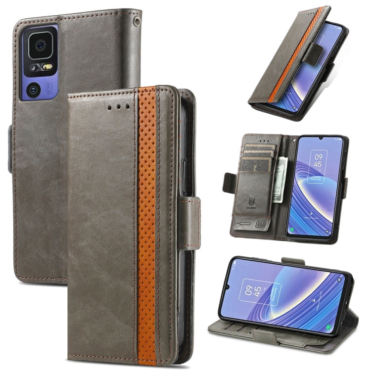 Custodia per telefono in pelle con doppia fibbia magnetica con giunzione Neo, For Samsung Galaxy A04e, For TCL 40 SE, For Tecno Pova 3, For Google Pixel 7A