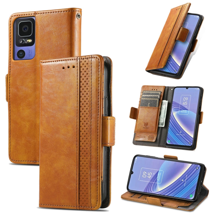 Custodia per telefono in pelle con doppia fibbia magnetica con giunzione Neo, For Samsung Galaxy A04e, For TCL 40 SE, For Tecno Pova 3, For Google Pixel 7A