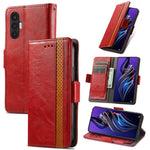 Custodia per telefono in pelle con doppia fibbia magnetica con giunzione Neo, For Samsung Galaxy A04e, For TCL 40 SE, For Tecno Pova 3, For Google Pixel 7A