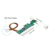 Convertitore di schede adattatore PCI-E a PCI con alimentatore a 4 pin, PCI-E to PCI