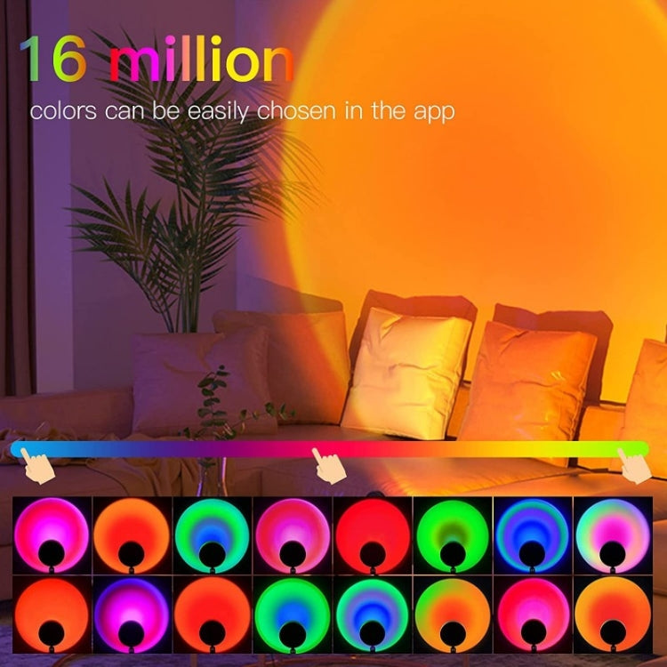 RLD-021 Proiettore tramonto arcobaleno LED USB Bluetooth Wifi RGB Luce notturna, RLD-021