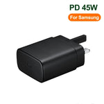Caricabatterie rapido 45W USB-C con spina UK