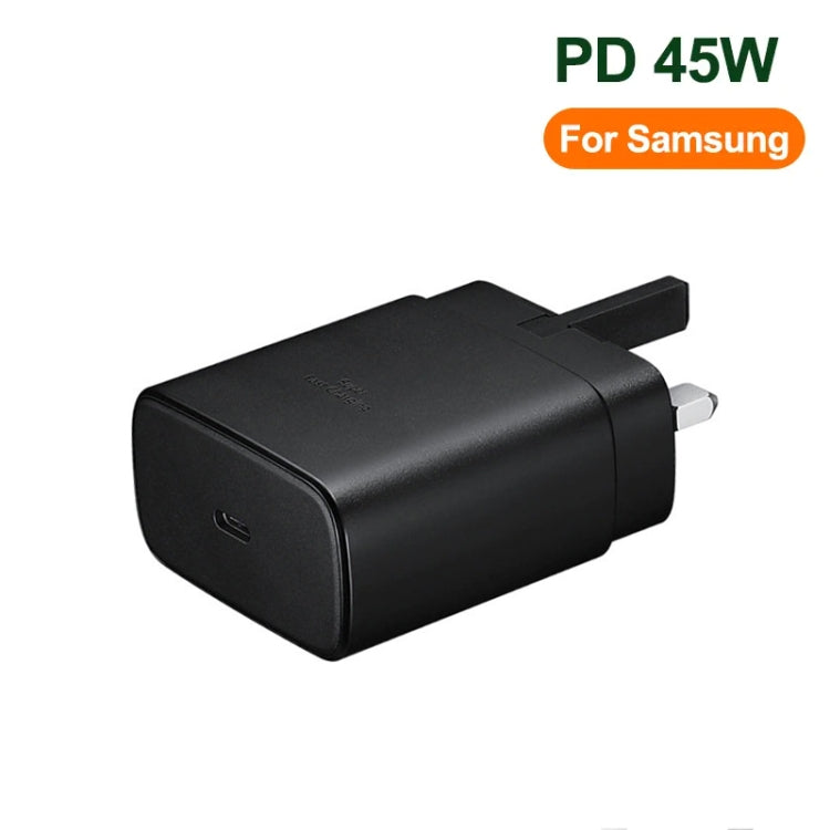 Caricabatterie rapido 45W USB-C con spina UK