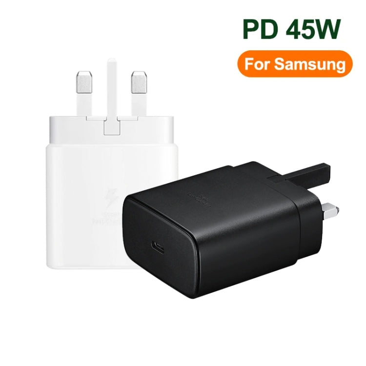 Caricabatterie rapido 45W USB-C con spina UK