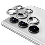 Per Samsung Galaxy S22 Ultra ENKAY 9H Obiettivo fotocamera posteriore Pellicola in vetro temperato in lega di alluminio, For Samsung Galaxy S22 Ultra 5G
