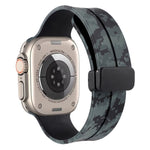 Cinturino in silicone mimetico con chiusura magnetica, For Apple Watch Ultra 49mm, For Apple Watch Series 8&7 45mm