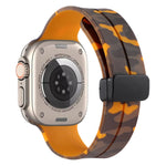 Cinturino in silicone mimetico con chiusura magnetica, For Apple Watch Ultra 49mm, For Apple Watch Series 8&7 45mm