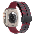 Cinturino in silicone mimetico con chiusura magnetica, For Apple Watch Ultra 49mm, For Apple Watch Series 8&7 45mm