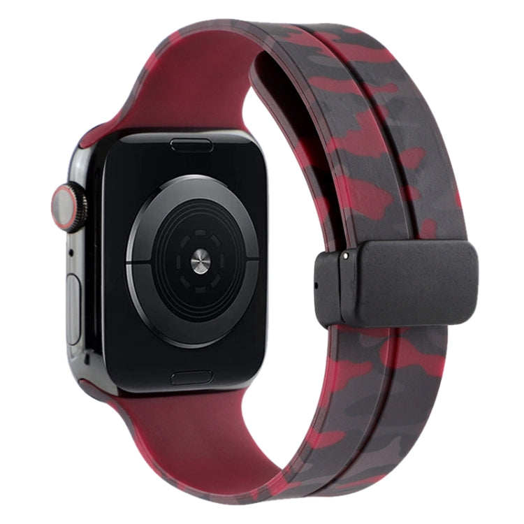 Cinturino in silicone mimetico con chiusura magnetica, For Apple Watch Ultra 49mm, For Apple Watch Series 8&7 45mm