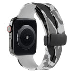 Cinturino in silicone mimetico con chiusura magnetica, For Apple Watch Ultra 49mm, For Apple Watch Series 8&7 45mm