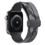 Cinturino in silicone mimetico con chiusura magnetica, For Apple Watch Ultra 49mm, For Apple Watch Series 8&7 45mm
