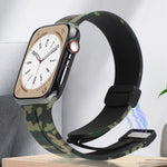 Cinturino in silicone mimetico con chiusura magnetica, For Apple Watch Series 8&7 41mm