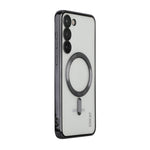 Per Samsung Galaxy S23 + 5G ENKAY Custodia per telefono in TPU antiurto MagSafe elettrolitico con pellicola per lenti, For Samsung Galaxy S23+ 5G