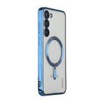 Per Samsung Galaxy S23 + 5G ENKAY Custodia per telefono in TPU antiurto MagSafe elettrolitico con pellicola per lenti, For Samsung Galaxy S23+ 5G