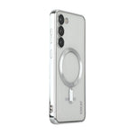 Per Samsung Galaxy S23 + 5G ENKAY Custodia per telefono in TPU antiurto MagSafe elettrolitico con pellicola per lenti, For Samsung Galaxy S23+ 5G