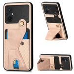 Custodia per cellulare con porta carte di credito in fibra di carbonio, For OPPO A57 4G, For OPPO Reno9, For OPPO Reno9 Pro+, For Xiaomi Poco M5 4G