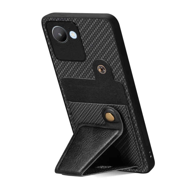 Custodia per cellulare con porta carte di credito in fibra di carbonio, For Realme C30, For Xiaomi 13 Pro, For Xiaomi 13, For Google Pixel 7A