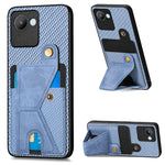 Custodia per cellulare con porta carte di credito in fibra di carbonio, For Realme C30, For Xiaomi 13 Pro, For Xiaomi 13, For Google Pixel 7A