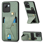 Custodia per cellulare con porta carte di credito in fibra di carbonio, For Realme C30, For Xiaomi 13 Pro, For Xiaomi 13, For Google Pixel 7A