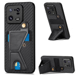 Custodia per cellulare con porta carte di credito in fibra di carbonio, For Realme C30, For Xiaomi 13 Pro, For Xiaomi 13, For Google Pixel 7A