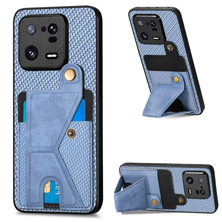 Custodia per cellulare con porta carte di credito in fibra di carbonio, For Realme C30, For Xiaomi 13 Pro, For Xiaomi 13, For Google Pixel 7A