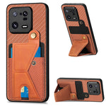 Custodia per cellulare con porta carte di credito in fibra di carbonio, For Realme C30, For Xiaomi 13 Pro, For Xiaomi 13, For Google Pixel 7A