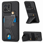 Custodia per cellulare con porta carte di credito in fibra di carbonio, For Realme C30, For Xiaomi 13 Pro, For Xiaomi 13, For Google Pixel 7A