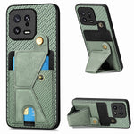Custodia per cellulare con porta carte di credito in fibra di carbonio, For Realme C30, For Xiaomi 13 Pro, For Xiaomi 13, For Google Pixel 7A