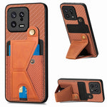 Custodia per cellulare con porta carte di credito in fibra di carbonio, For Realme C30, For Xiaomi 13 Pro, For Xiaomi 13, For Google Pixel 7A