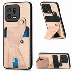 Custodia per cellulare con porta carte di credito in fibra di carbonio, For Realme C30, For Xiaomi 13 Pro, For Xiaomi 13, For Google Pixel 7A