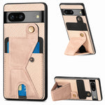 Custodia per cellulare con porta carte di credito in fibra di carbonio, For Realme C30, For Xiaomi 13 Pro, For Xiaomi 13, For Google Pixel 7A