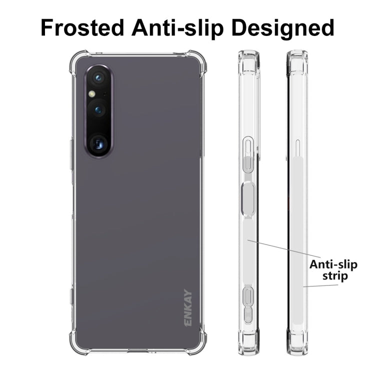 Custodia trasparente TPU per Sony Xperia 1 V