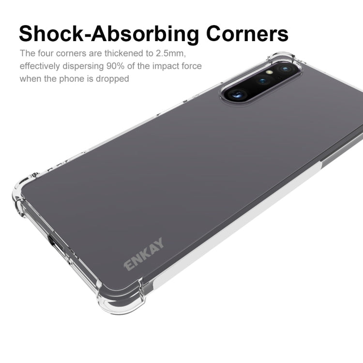 Custodia trasparente TPU per Sony Xperia 1 V