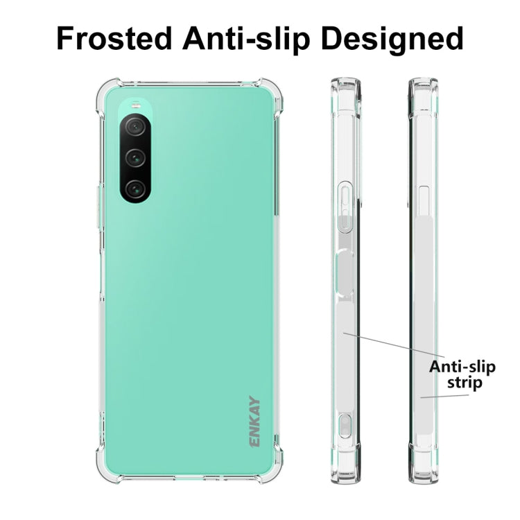 Custodia trasparente in TPU per Sony Xperia 10 V