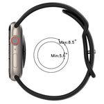 Cinturino in silicone bicolore con fibbia a farfalla, For Apple Watch Ultra 49mm