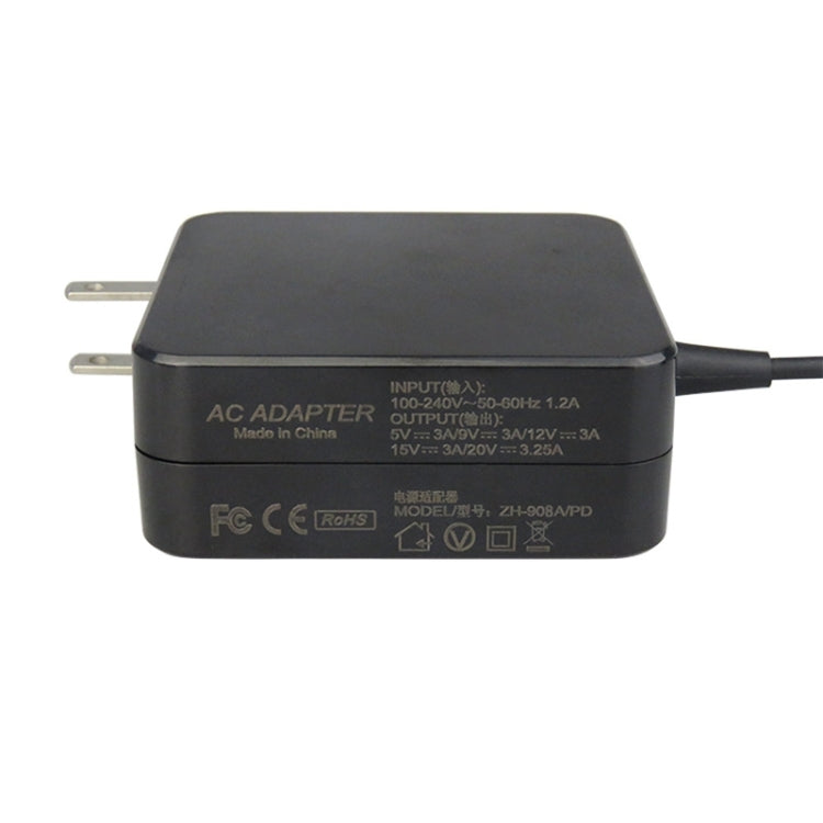 Caricabatterie USB-C 65W compatibile PD per laptop e smartphone