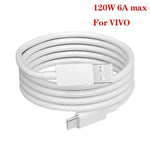 Cavo ricarica USB-C 120W 6A 1-2 metri per smartphone compatibili